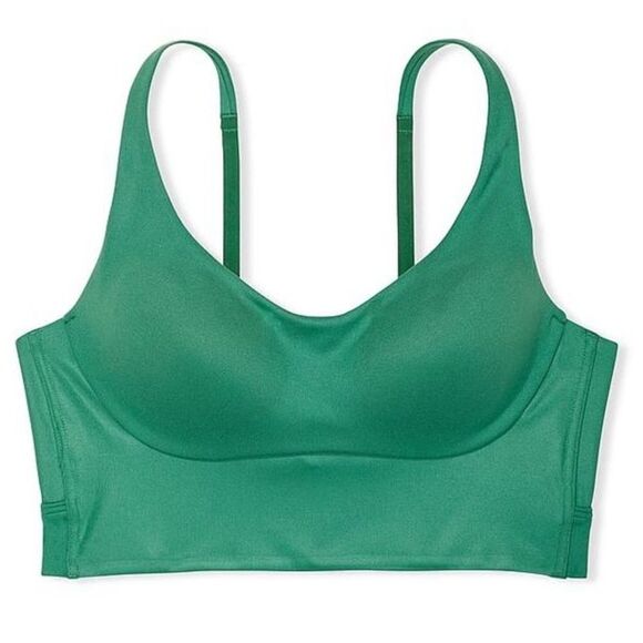 Victorias Secret Lightweight Allegro Medium Support Lined Sports bra Green - Picture 3 of 9